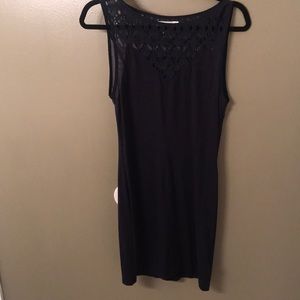 Staring at stars navy mini dress